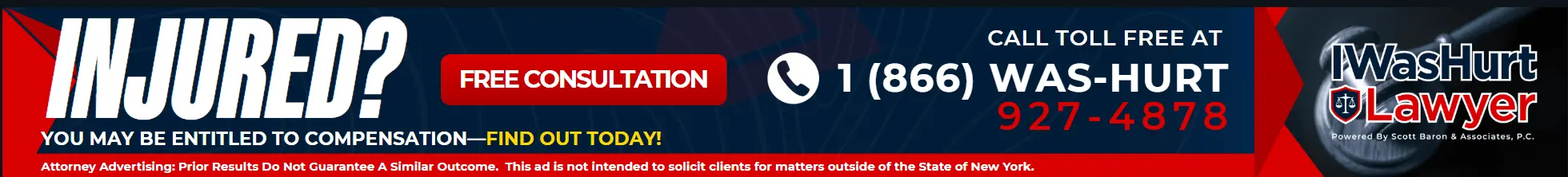 Sponsored desktop banner advertisement